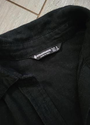 Шикарная рубашка от stradivarius(лен)5 фото