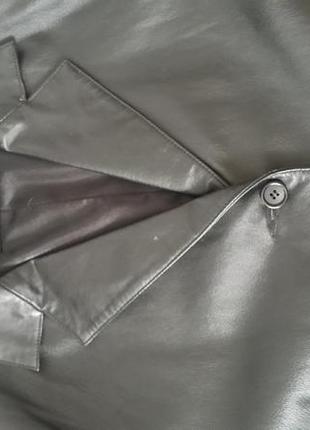 Кожаный тренч 5