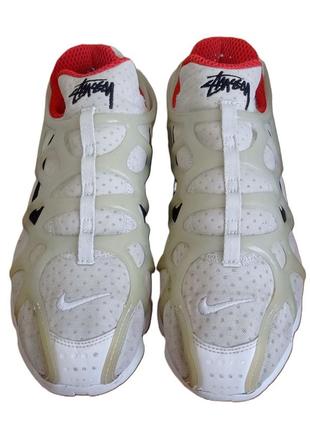 Кроссовки nike x stussy air zoom kukini white/red [cj9918-100]
