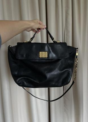 Сумка кожаная зара(zara)
