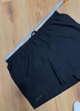 Шорты спортивные мужские короткие черные, размер 2xl - 3xl.
