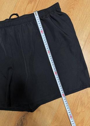 Шорты спортивные мужские короткие черные, размер 2xl - 3xl.