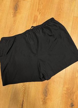 Шорты спортивные мужские короткие черные, размер 2xl - 3xl.