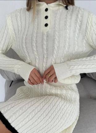 Юбка с кофтинкой в стиле “old money”