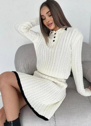 Юбка с кофтинкой в стиле “old money”