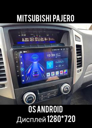 Магнітола android mitsubishi pajero + рамка!