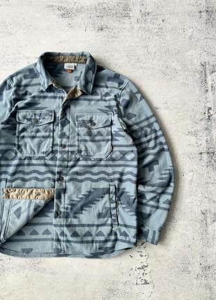 Patagonia passenger fleece флисовая овершот рубашка кофта