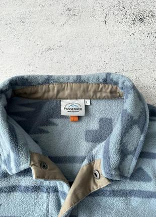 Patagonia passenger fleece флисовая овершот рубашка кофта
