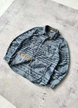 Patagonia passenger fleece флисовая овершот рубашка кофта