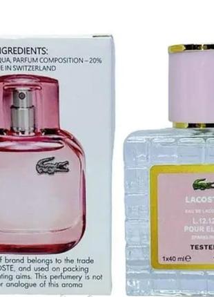 Tester eau de l.12.12 pour elle sparkling 40 ml (пур эль спарклинг 40 мл.) женские