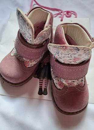 Детские ботинки для девочки весна- осень ботинки
