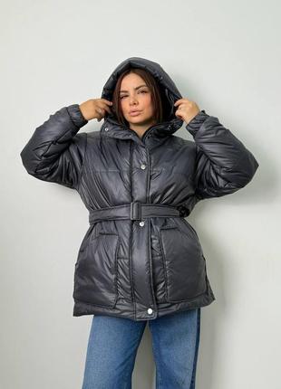 Очень теплая объемная куртка xs,s,m,l