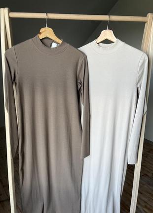 Платье в рубчик zara s,m