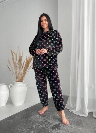 Теплая женская пижама4 фото