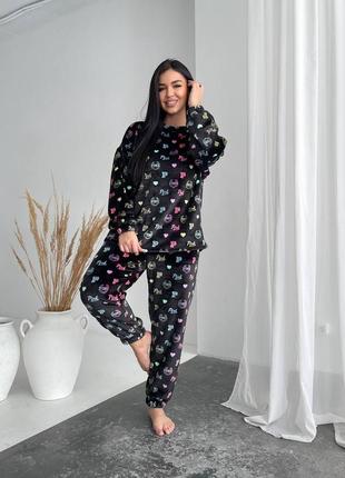 Теплая женская пижама8 фото