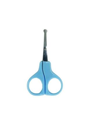 Ножницы маникюрные безопасные mgz-0715(blue) синий іграшки від магазину ведмедик