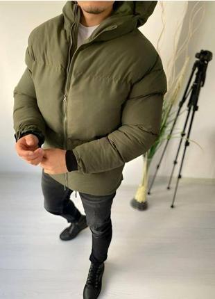 Чоловіча зимова матова куртка 4