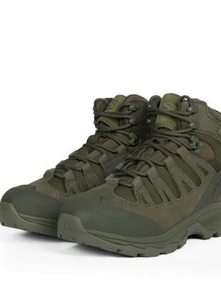 Ботинки демисезонные salomon quest 4d23x forces 2 мембрана goretex. свинца.