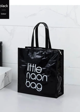 Новая вместительная сумка шоппер little naon bag3 фото