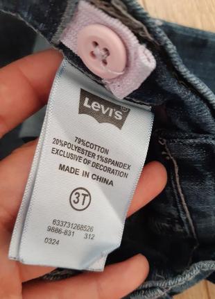 Джинси levi's для дівчинки 2-3 роки7 фото