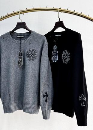 Кашеміровий светр chrome hearts