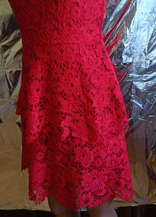 🩷 распродажа! короткое красное платье missguided 🩷3 фото