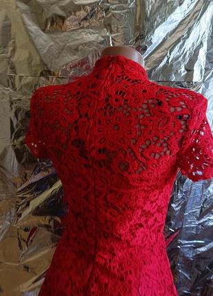 🩷 распродажа! короткое красное платье missguided 🩷5 фото
