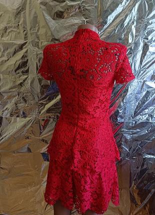 🩷 распродажа! короткое красное платье missguided 🩷4 фото