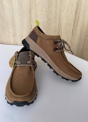Полуботинки спорт шик clarks atl trek wally натуральный нубук унисекс размер uk6/eur39.5