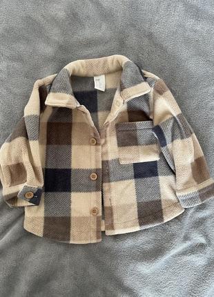 Теплая рубашка куртка от h&m