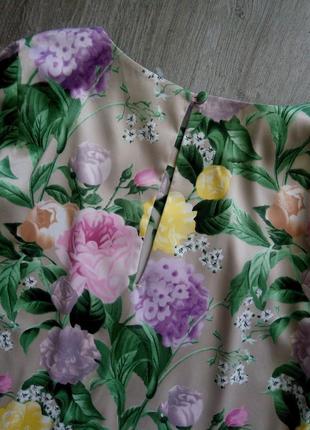 Сукня в квітковий принт з рукавом у стилі ted baker7 фото