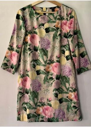 Сукня в квітковий принт з рукавом у стилі ted baker8 фото