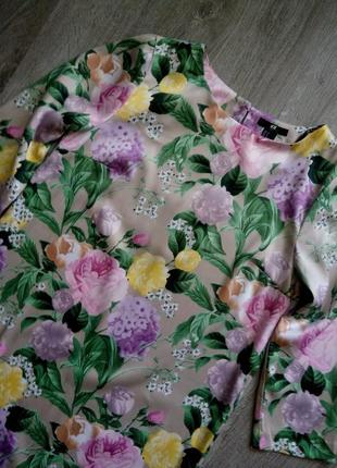 Сукня в квітковий принт з рукавом у стилі ted baker5 фото