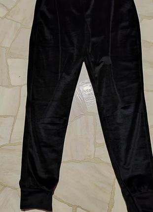 Спортивные вельветовые штаны, высокая посадка под резинку, ,размер л4 фото