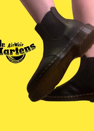 Dr. martens orginal 2976 black 27100001 челсі черевики чорні класика мартенси оригінал8 фото