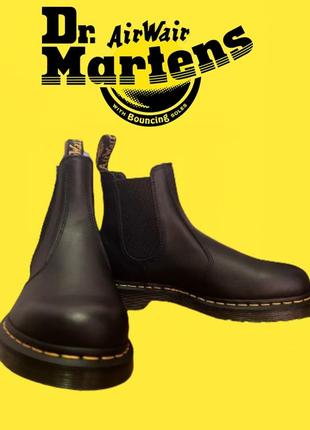 Dr. martens orginal 2976 black 27100001 челсі черевики чорні класика мартенси оригінал9 фото