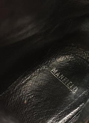 Женские кожаные демисезонные ботинки от британского бренда manfield