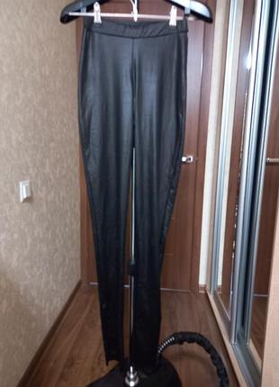 Лосины легинсы штаны кожзам