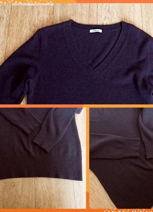 🦄🦄 insieme кашеміровий жіночий светр фіолетово сливовий 40🦄🦄7 фото