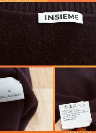 🦄🦄 insieme кашеміровий жіночий светр фіолетово сливовий 40🦄🦄8 фото