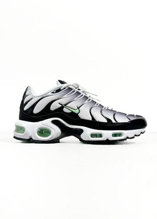 Мужские кроссовки nike air max tn plus черно белые повседневные кроссовки на лето легкие спортивные кроссовки