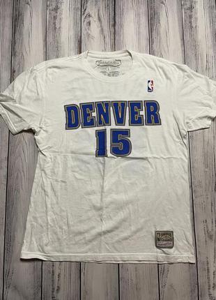 Футболка mitchell &amp; ness denver nuggets 15 anthony