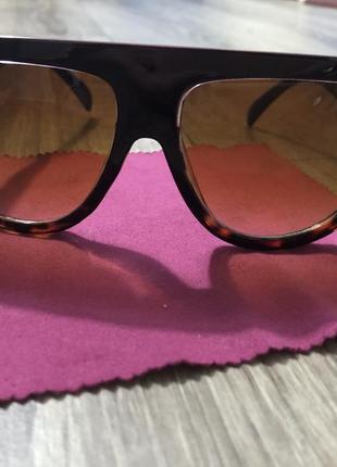 Солнцезащитные очки. новые. леопардовый принт.2 фото