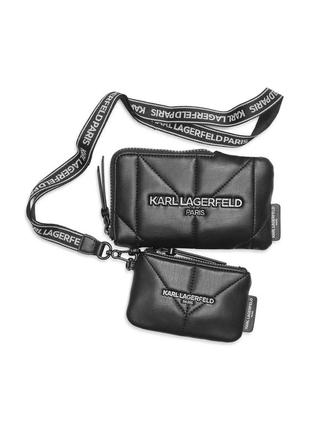 Комплект сумка мини-кроссбоди и кошелек karl lagerfeld paris