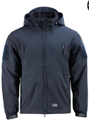 M-tac куртка soft shell с подстежкой dark navy blue xl2 фото