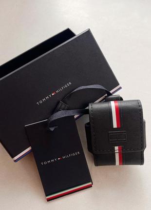 Кожаный чехол для наушников tommy hilfiger