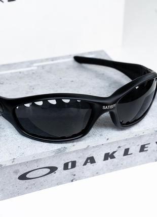 Oakley x satisfy straight jacket black vented lens окуляри