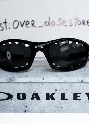 新品未使用　oakley straight jacket Oakley x satisfy straight jacket black vented lens очки — цена
