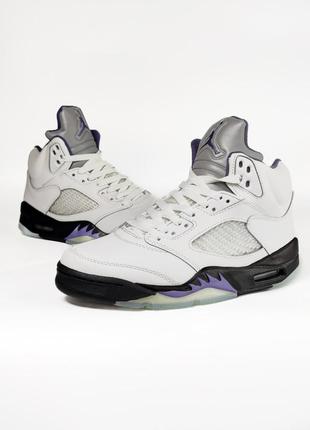 ✅ нова модель ✅очень крутые кроссовки nike air jordan 5 retro "concord"
