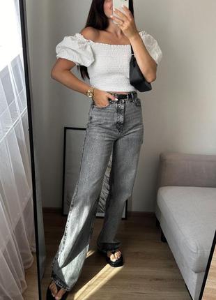 Прямі джинси zara